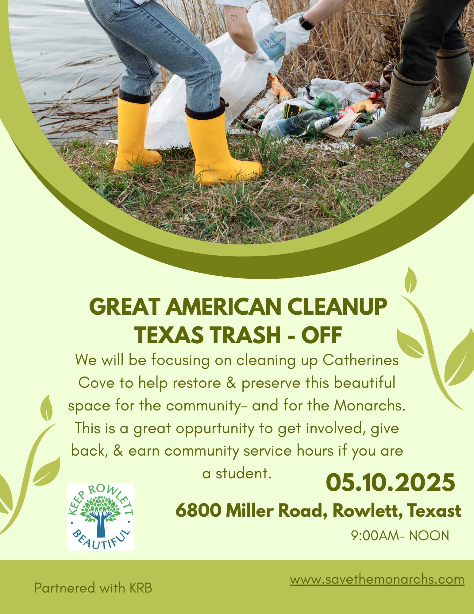 Great American Cleanup Texas Trash- Off